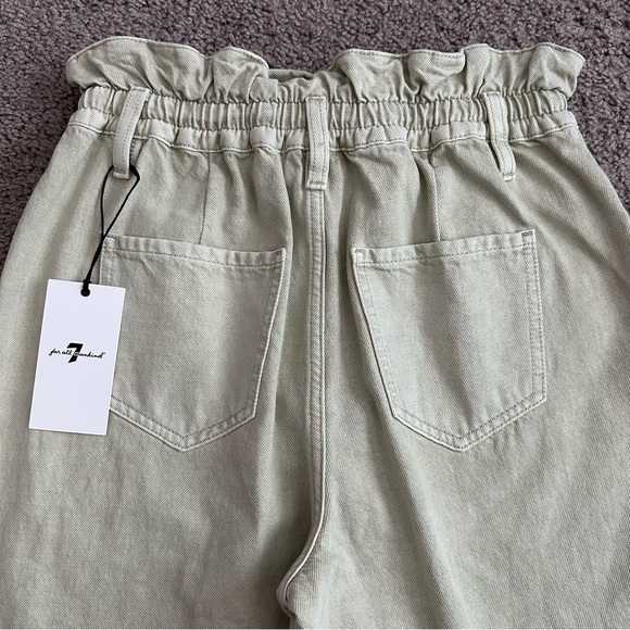 7 For All Mankind Womens Paperbag Jeans - Picture 2 of 14